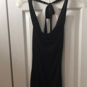 Express halter top with sequin trim